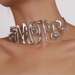 Silver Statement Necklace #1648